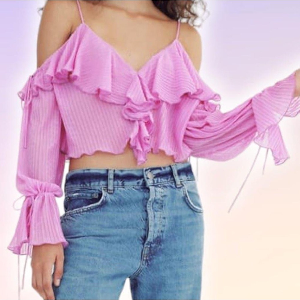 Zara Women's Pink Blouse